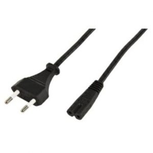 Cable alimentacion Philips forma ocho / IEC C7 / 1.5m / Powertech / Cab-P017