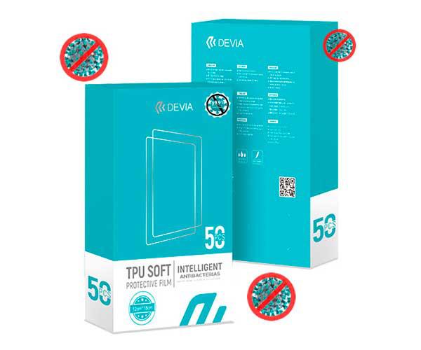 Pack de láminas hidrogel antibacterias Devia (50 láminas) 340802