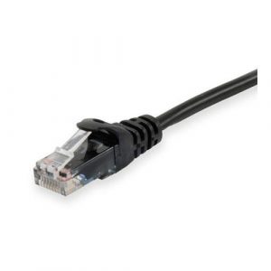 Cable red latiguillo RJ45 cat.6 UTP 0.5 metros / Negro / Equip 625457