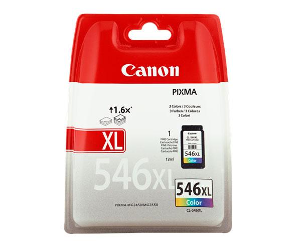 Tinta Original Canon CL546 XL Color 300pag mg2450/2550