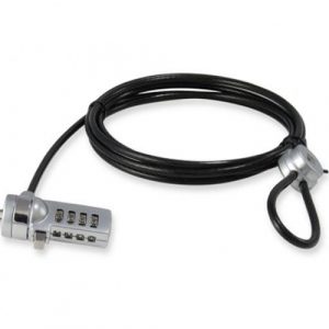 Cable de seguridad Conceptronic por combinacion / 1.8m / CNBCOMLOCK18