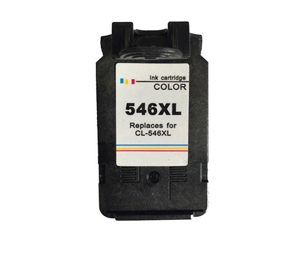 Tinta reciclada genérica para CANON CL546 XL Color (Muestra nivel de tinta)