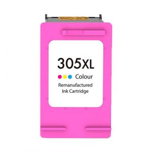 Tinta reciclada genérica para HP n305 XL Color 18ml / 370 Pag. (Muestra el nivel de tinta)