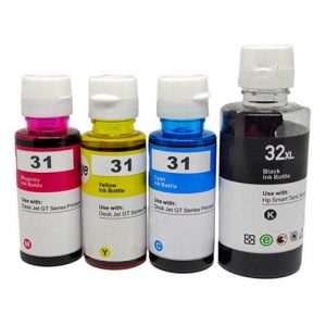 Botella Tinta genérica para HP 31 Amarillo / 1vu28ae