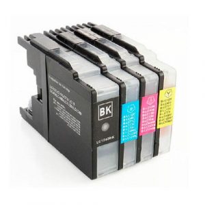 Tinta genérica para BROTHER LC1220 / LC1240 / LC1280 XL Amarillo