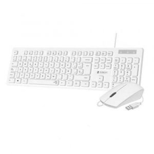 Combo Teclado + Raton USB Subblim Combo Business / Slim / Silencioso / Blanco / SUBKBC-CSSK02