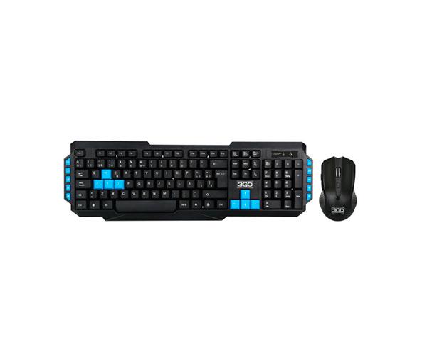 Combo Teclado + Raton Cable USB + Auriculares Drile / Negro / 3go / Multimedia / COMBODRILEH2 - Imagen 3
