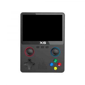 Consola Portátil Juegos Retro X6 / 11 simuladores / Pantalla IPS 3,5 / Negra"