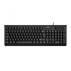 Teclado Usb Coolbox / Lector DNIe 4.0 - Smartcard Integrado / Negro / COO-TEC03DNI