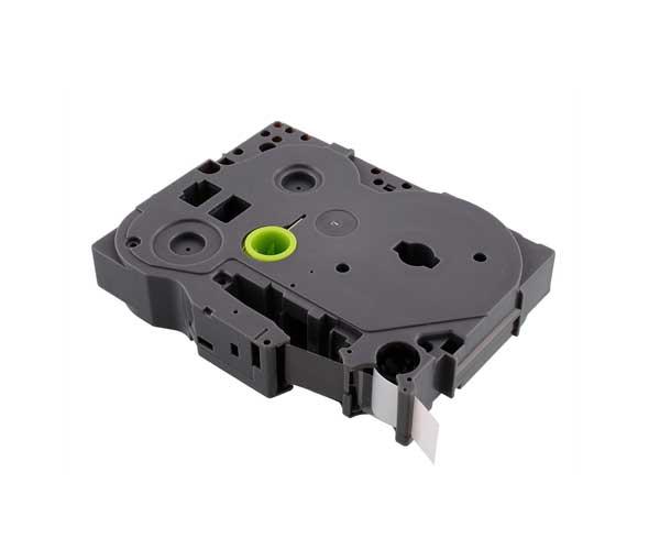 Cinta genérica para BROTHER TZE-741 Negro / Verde 18mm. x 8m.