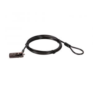 Cable de seguridad Conceptronic por combinacion / 1.8m / Ranura de bloqueo nano / CUSTODIO01BN