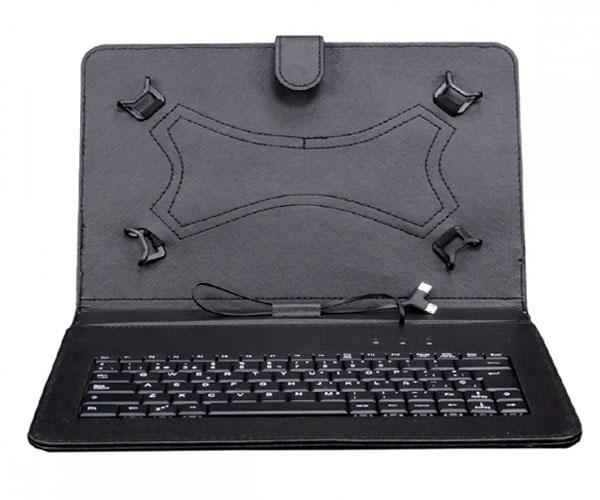 Funda tablet con teclado Talius 10 cv-3006 negra / Microusb - Type-c"