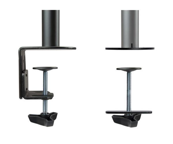 Soporte de mesa para 2 Monitores/Tv 13-32 Pulgadas / Giratorio e inclinable / 2 Brazos / Db1232tn-b - Imagen 5