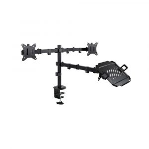 Soporte de mesa para 2 pantallas y 1 Portátil / 17 - 32 Pulg. / Db1202tn-b