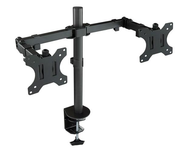 Soporte de mesa para 2 Monitores/Tv 13-32 Pulgadas / Giratorio e inclinable / 2 Brazos / Db1232tn-b - Imagen 3