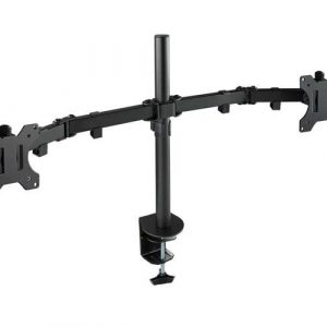 Soporte de mesa para 2 Monitores/Tv 13-32 Pulgadas / Giratorio e inclinable / 2 Brazos / Db1232tn-b
