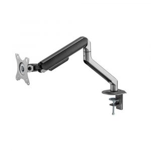 Soporte de mesa para pantalla 17-32" / Giratorio e inclinable / 1 Brazo / Tooq / Gris / DB4032TNR-G"