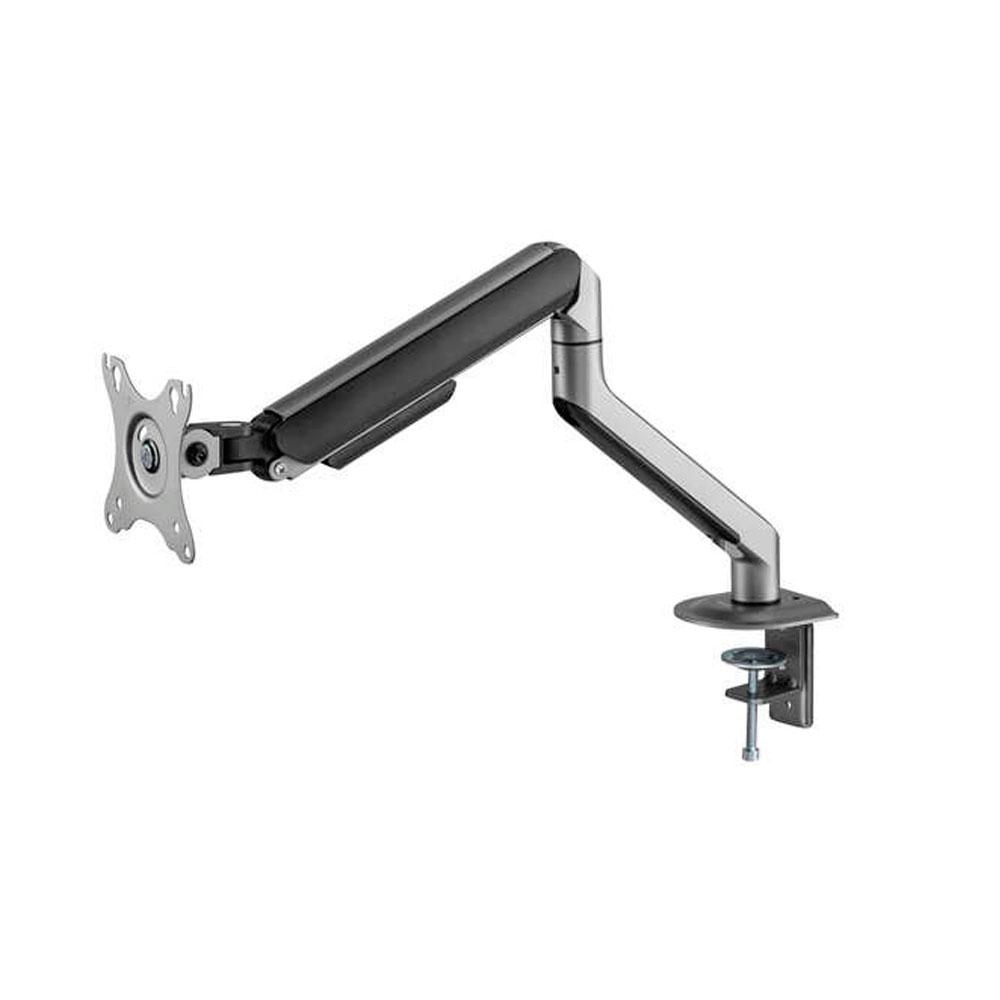 Soporte de mesa para pantalla 17-32" / Giratorio e inclinable / 1 Brazo / Tooq / Gris / DB4032TNR-G"