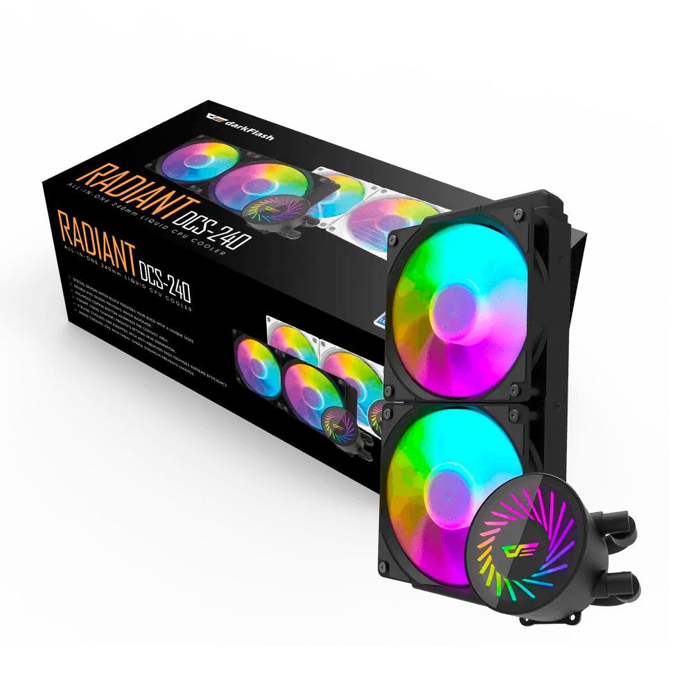 Refrigeracion liquida Darkflash Radiant 240 RGB (intel-amd) - Imagen 2