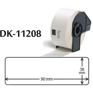 Etiquetas genéricas para BROTHER DK11208 38x90 mm