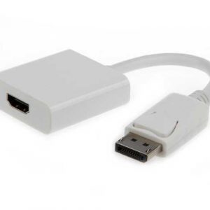 Adaptador DisplayPort a HDMI M/H / 10cm / Blanco / Cablexpert / a-dpm-HDMIf-002-w