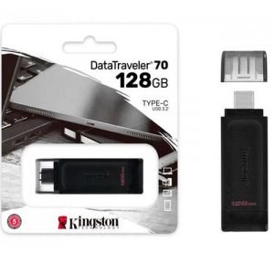 ÷ Memoria usb-c 128gb kingston dt70/128gb usb-c 3.2