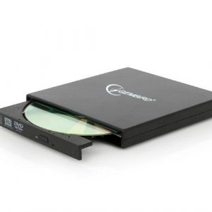 Grabadora Externa CD/DVD Gembird / USB 2.0 / Negra / DVD-USB-04
