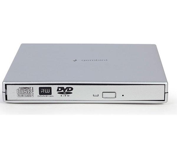 Grabadora Externa CD/DVD Gembird / USB 2.0 / Plata / DVD-USB-02-SV - Imagen 2