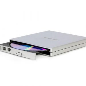 Grabadora Externa CD/DVD Gembird / USB 2.0 / Plata / DVD-USB-02-SV