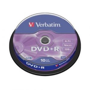 Dvd-R Verbatim 16x tarrina 10 uds DVDVER10