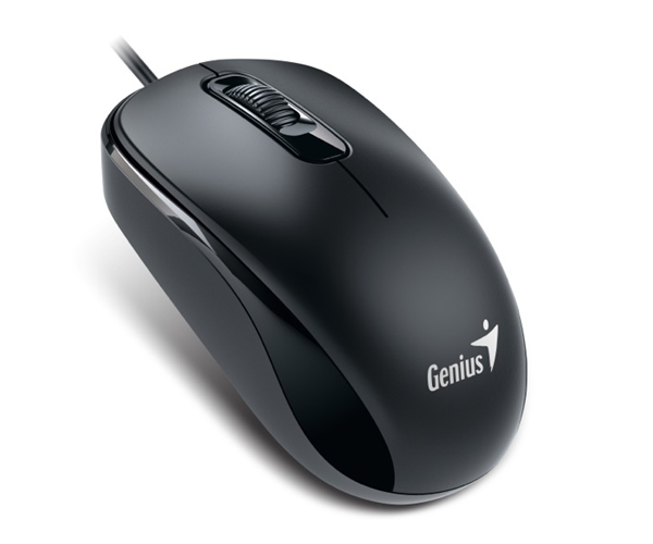 Raton genius dx-110 óptico USB negro ambidiestro
