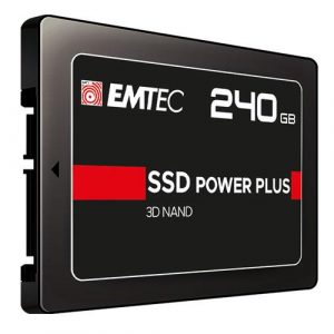 Disco duro 2.5 SSD Emtec 240Gb / X150 Power Plus / 3D Nand Phison / Sata3 ECSSD240GX150