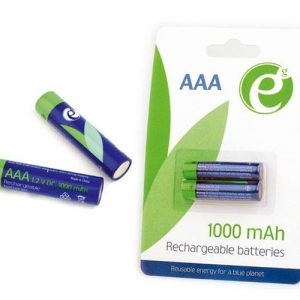 Pilas recargables Energenie AAA 1000 mah Ni-mh (2 pcs)  / Eg-ba-aaa10-01