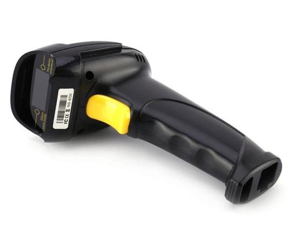 Lector codigo de barras laser Eightt + Soporte / 1D-2D-QR / Rs232 / Usb / Negro / ESC-2D