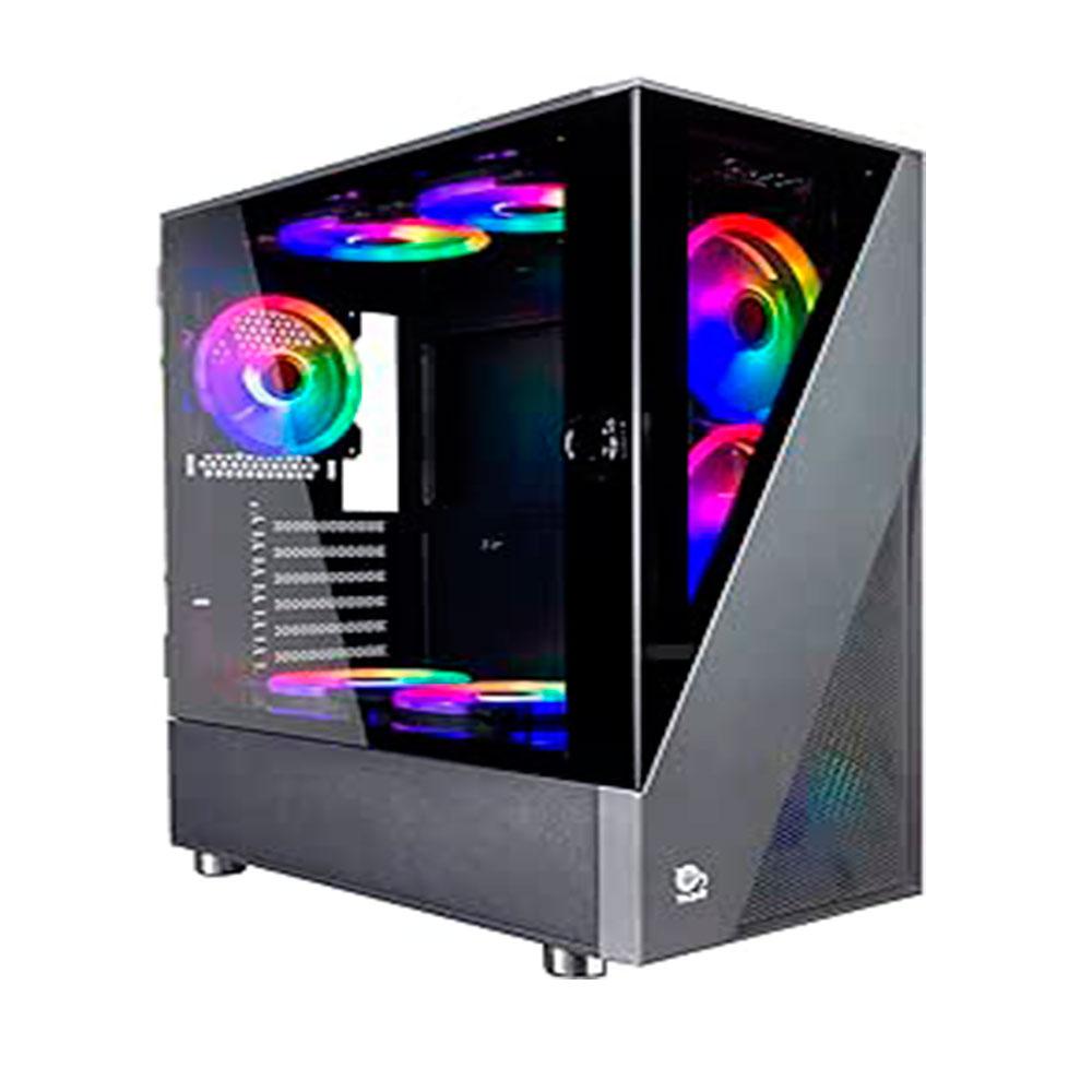 Caja ATX Gaming Talius Ether Rgb / Cristal templado / Usb 3.0