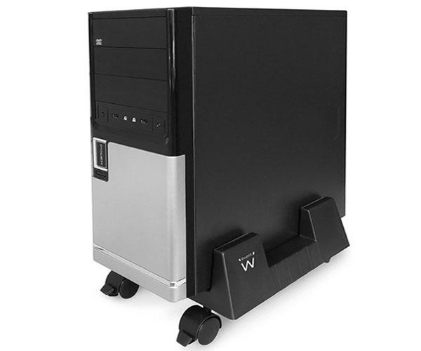 Soporte cpu con ruedas Ewent EW1290 Negro - Imagen 3