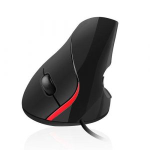 Raton óptico Usb Vertical ergonomico Ewent Eminent Ew3156  Negro