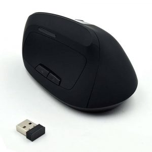 Raton Inalambrico Vertical ergonomico Ewent / 1600Dpi / Bateria recargable / Negro / Ew3158