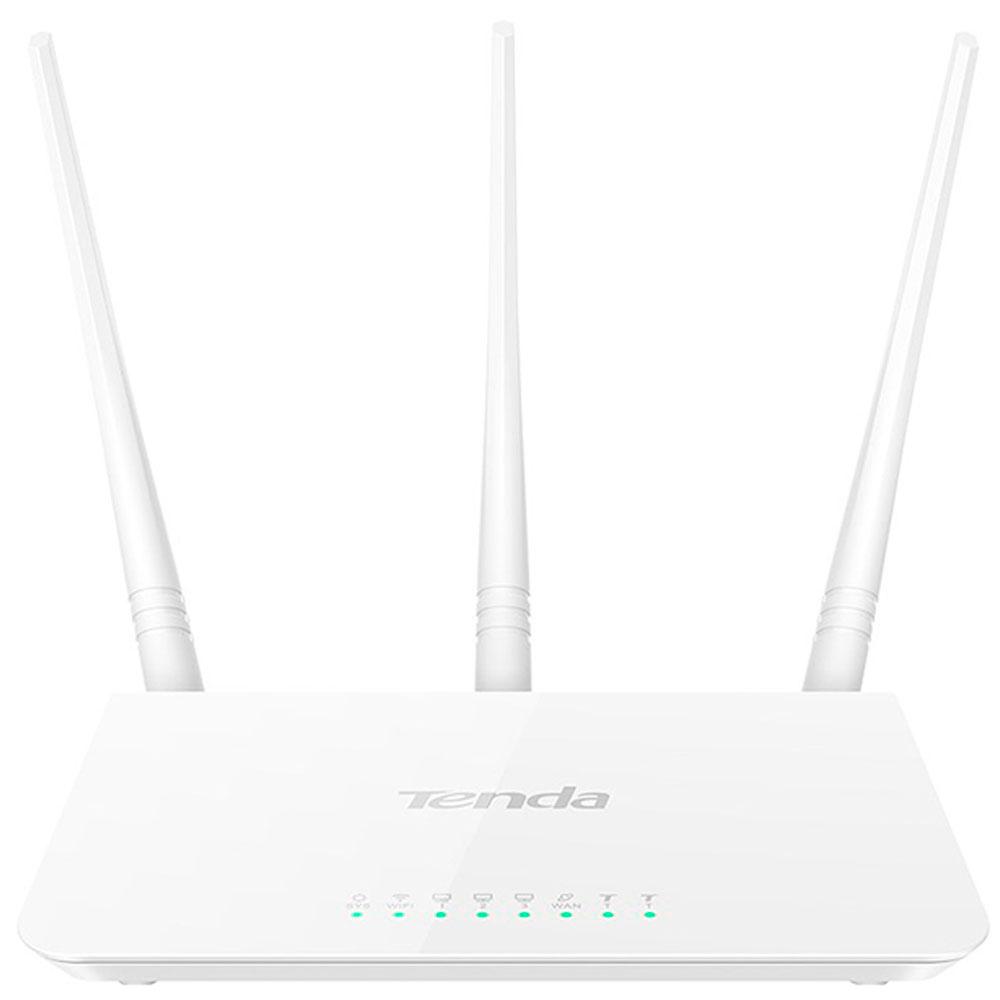 Router Wifi TENDA F3 / 300mbps / 4x Lan Gigabit / 3x Antenas / F3