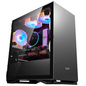 Caja Gaming Darkflash DLM22 Negra / M-Atx / M-Itx / Cristal Templado