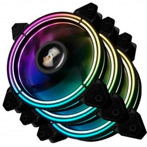 Ventilador Caja Gaming Darkflash CF11 Pro (3 en 1) / 120mm / Rgb Aura Sync