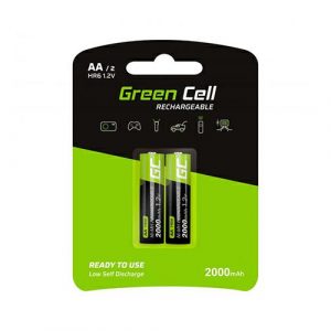 Pilas recargables Greencell aa 2000 mah (2 pcs) / GR06