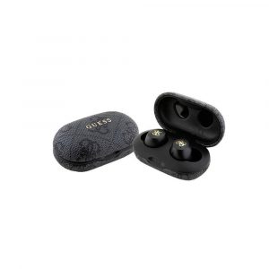 Auricular inalámbrico Guess 4G / TWS / Cancelación de ruido / Bt 5.3 / 300 mAh / Negro / GUTWSP4EGK