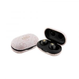 Auricular inalámbrico Guess 4G / TWS / Cancelación de ruido / Bt 5.3 / 300 mAh / Rosa / GUTWSP4EGP
