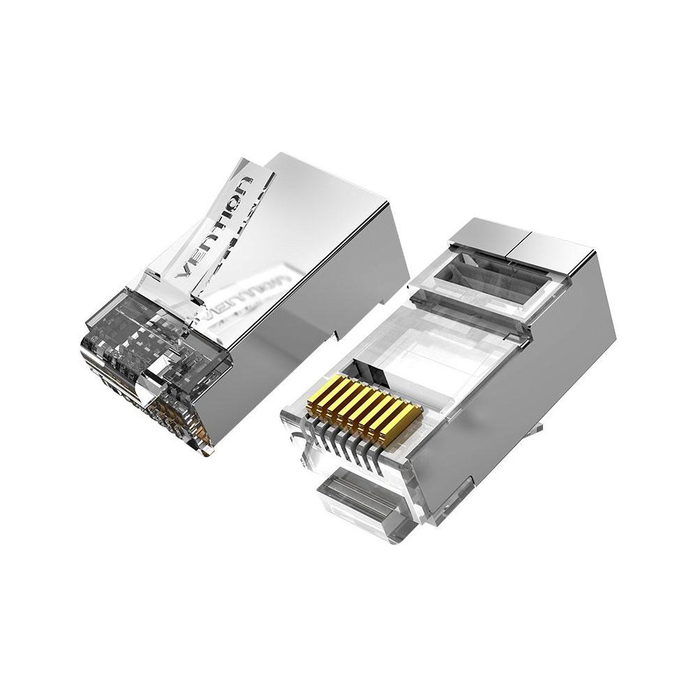 Conector RJ45 cat.6a (pack 10 uds) Vention / FTP / IDFR0-10