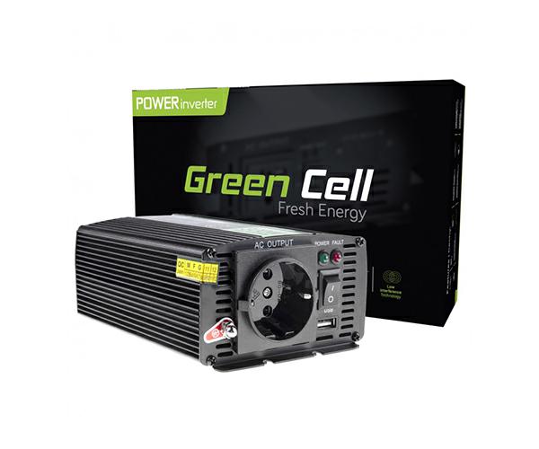 Inversor de corriente para coche 24V a 230V 300W / 600W / INV02DE