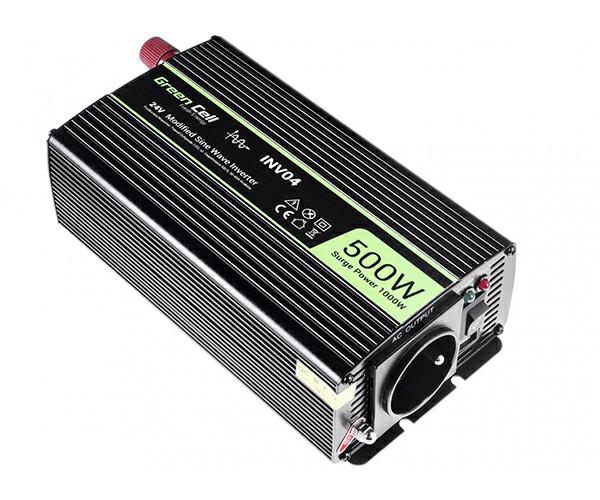 Inversor de corriente para coche 24V a 230V 500W / 1000W / INV04DE - Imagen 5