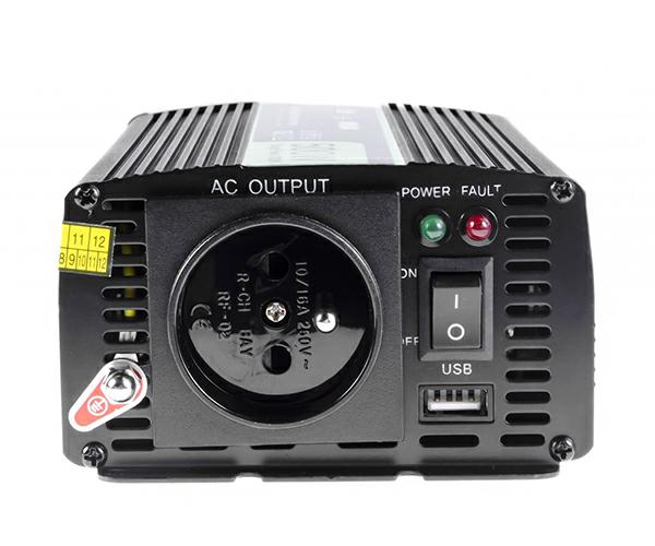 Inversor de corriente para coche 24V a 230V 500W / 1000W / INV04DE - Imagen 7