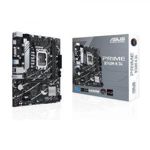 Placa base Asus Prime B760M-K / Socket 1700 / M-ATX / 2xDDR4 / HDMI / VGA / 90MB1DS0-M1EAY0