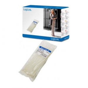 Brida Logilink 150x2.5mm Blanco / Bolsa 100 uds / KAB0002